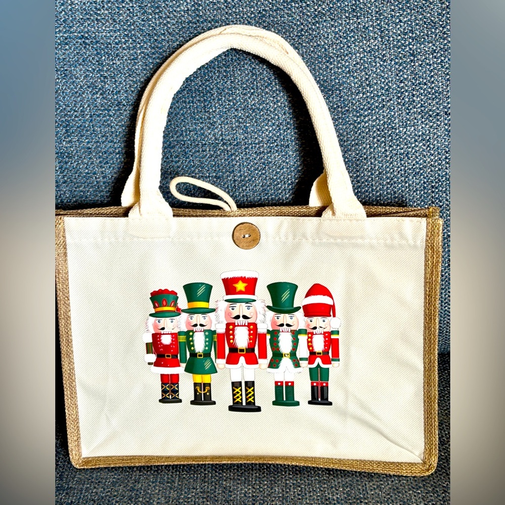 2 Nutcracker Totes - NWOT Light Weight